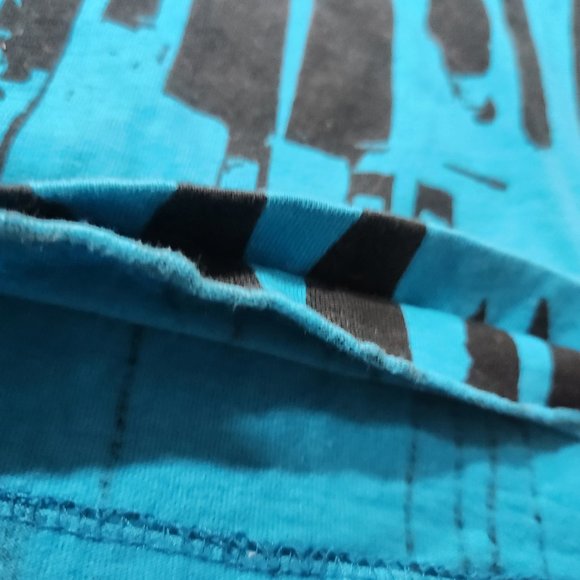 Andy Warhol Tee Knife Graphic Turquoise Cotton Youth Large - Picture 5 of 8
